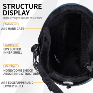 स को मंजूरी दी गई वयस्क महिला पुरुष कस्टम अच्छा डिजाइन स्की स्नोबोर्ड बर्फ हेलमेट स्की हेलमेट स्की हेलमेट स्की हेलमेट - Product Image 6