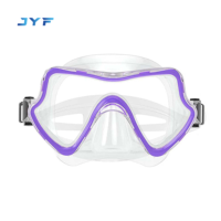 Masque de plongée sous-marine JYF de bonne qualité, plus confortable, masque de plongée profonde, lunettes de plongée