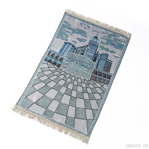 Dropshipping / Stock disponible en gros / OEM Tapis de prière islamique en chenille avec nouveau motif mosquée pour musulmans - Product Image 3