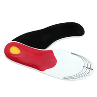 Semelles orthopédiques pour pieds plats, soutien de la voûte plantaire stable en TPU, protection du talon en gel EVA absorbant les chocs, respirantes et anti-transpiration