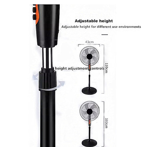 <span class=keywords><strong>Ventilateur</strong></span> de Cuisine Télescopique Noir et Blanc de 16 Pouces, Silencieux, à Tête Oscillante, <span class=keywords><strong>Vertical</strong></span>, Brosse pour <span class=keywords><strong>Ventilateur</strong></span> de PC Gaming - Product Image 5