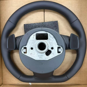 Volant de voiture en cuir noir intégral pour Audi RS3 RS4 RS5 S3 S4 S5 S6 <span class=keywords><strong>RS6</strong></span> RS7 A3 A4 A5 Q3 Q5 A6 A7 R8 TT S7 - Product Image 6