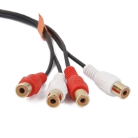 Amplificador de Audio Universal para coche, mando de Control remoto de volumen, bajo, RCA, nuevo