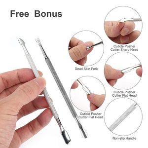 Chiodo set di bellezza podologia unghia incarnita pinza della cuticola pusher - Product Image 4