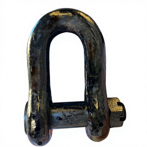 Manille en D en acier au carbone de qualité marine, forgée haute résistance, galvanisée, pour l'industrie lourde et les amarrages de navires, fabriquée en Chine - Product Image 3