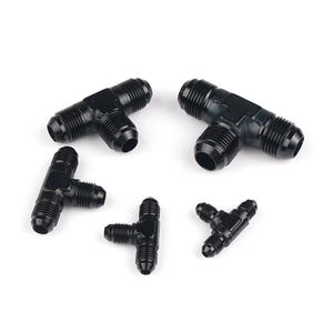Neuer <span class=keywords><strong>Aluminium</strong></span> AN3 AN4 AN6 AN8 AN10 AN12 Flare-T-Stück-Verbinder, männlicher Adapter, eloxiert, für Öl- und Kraftstoffschläuche - Product Image 5
