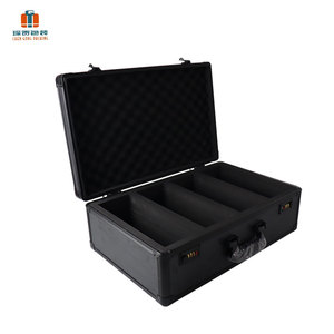 Boîte de rangement pour cartes gradées en aluminium à 4 rangées, étanche, antichoc et anti-poussière, personnalisable OEM/ODM pour cartes gradées - Product Image 4