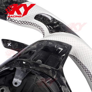 Volante de Fibra de Carbono Forjado Personalizado para Mercedes-Benz W204 W212 2011-2015 CLA GLA 45 C63 CLS63 E550 AMG R231 SL SLK350 - Product Image 3