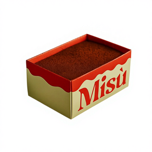 Caja <span class=keywords><strong>de</strong></span> Papel Biodegradable Deslizante con Logotipo Personalizado para Empaque <span class=keywords><strong>de</strong></span> Tiramisú, Caja <span class=keywords><strong>de</strong></span> Barra <span class=keywords><strong>de</strong></span> Postres con Diseño <span class=keywords><strong>de</strong></span> Piña y Pan - Product Image 2