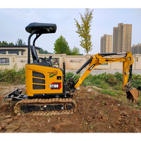 Mini-excavatrice d'occasion de marque chinoise SANY 18U, SY26U, SY35U, SY55U, mini-excavatrice sur chenilles en bon état à vendre à prix réduit
