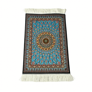 Alfombra Infantil <span class=keywords><strong>de</strong></span> Lujo <span class=keywords><strong>de</strong></span> 50*70cm con Diseño Floral Persa Mandala, Tejida a Máquina, para el Lado <span class=keywords><strong>de</strong></span> la Cama, Decoración para Sala <span class=keywords><strong>de</strong></span> Estar y Dormitorio - Product Image 1