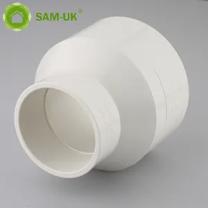 Strength factory produces wholesale plastic pvc eccentricity drainage white pipe and fittings reducer price