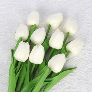 Mini Tulipán Artificial <span class=keywords><strong>de</strong></span> PU, Estilo Nórdico, Decoración para <span class=keywords><strong>el</strong></span> Hogar, <span class=keywords><strong>Hotel</strong></span>, Bodas, Auditorio, Flor Artificial <span class=keywords><strong>de</strong></span> Alta Simulación, Gran Venta - Product Image 1