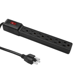 H10433 <span class=keywords><strong>multiprise</strong></span> à 6 sorties avec cordon d'extension de 3 pieds, interrupteur marche/arrêt, <span class=keywords><strong>disjoncteur</strong></span> <span class=keywords><strong>intégré</strong></span> - Product Image 2