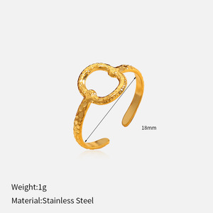 Bague de mode minimaliste en acier inoxydable plaqué or et boucles d'oreilles ouvertes polies en <span class=keywords><strong>cercle</strong></span> <span class=keywords><strong>doré</strong></span>, vente en gros, pour usage quotidien - Product Image 6