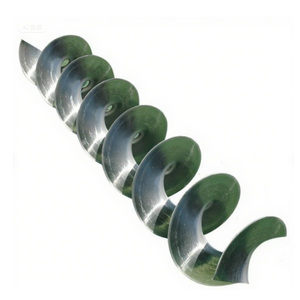Screw Conveyor <b>Auger</b> Flight Knife <b>Drilling</b> Continuous Cold Rolled Blades for Agricultural Mining Waste Processing Equipment - Product Image 4