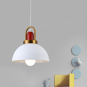 Luminaire industriel moderne et bon marché, lampe suspendue en métal colorée, décoration, lustre, luminaire suspendu pour restaurant - Product Image 3