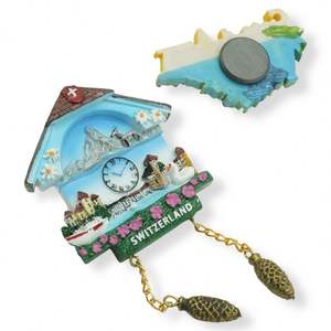 Aimants de réfrigérateur en résine en gros d'usine, de qualité supérieure, personnalisés, imprimés à la machine, style Art Déco, taille moyenne, autocollants magnétiques - Product Image 4