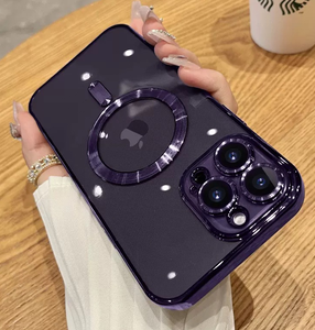 Ốp điện thoại từ tính họa tiết CD, sạc không dây, dành cho iPhone 16, 11, 12, 13, 14, 15 Pro Max, <span class=keywords><strong>Samsung</strong></span> S25, S24, S23, S22 Plus Ultra năm 2024 - Product Image 6