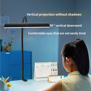 Lampe de bureau LED USB à vente chaude 2025 avec abat-jour en métal, 5 niveaux de luminosité, 3 températures de couleur, minuterie de 45 minutes, design moderne minimaliste - Product Image 3