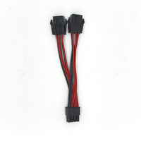 Siap Kirim Kabel Daya Hongjixin PH4.2mm 8Pin ke ATX 6Pin Tembaga 18AWG Bersertifikasi UL1007 10cm