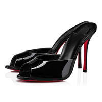 Sandales à talons aiguilles élégantes pour femmes, style européen, sexy, à bout pointu, à talon fin, pour l'été