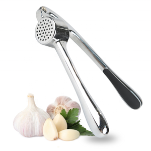Gloway – Gadget de cuisine avec Logo, boutons de <span class=keywords><strong>pression</strong></span> intégrés, <span class=keywords><strong>presse</strong></span>-ail manuel, broyeur d'ail, outil de <span class=keywords><strong>presse</strong></span>-ail en alliage de Zinc - Product Image 1