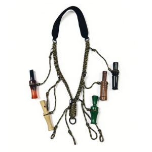 Correa para llamador de patos con 10 anillas extraíbles, collar de caza de paracord, llamadores de gansos para patos depredadores, silbato para perros, accesorios de caza - Product Image 2
