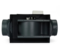 Miwind 6 pouces 150mm 2 vitesses profil bas ventilateur de conduit en ligne personnalisable 220V support OEM
