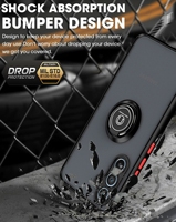 Vente en gros étui antichoc translucide avec anneau béquille pour Infinix SMART 10 NOTE 50 PRO + Tecno SPARK Go 2 Pop10 TPU PC Phone