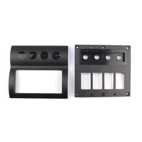 Panneau de commutation à 4 interrupteurs à bascule 12V étanche en aluminium avec LED pour voiture, bateau, marine, camping-car, camion, tout-terrain, automobile