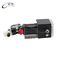 Dispositif compact de distribution de micro-liquides anticorrosion, avec contact entièrement céramique, pompe doseuse chimique sans vanne