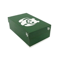 Boîte à chaussures en papier kraft ondulé pliable avec logo personnalisé pour chaussures, vêtements, fourrures et chaussettes - Emballage écologique