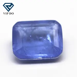 6*8mm-10*14Mm Achthoek Stap Cut/Emerald Cut Blue Fusion Stenen Met Inclusie Gems Kunstmatige Crystal toermalijn Patchwork Gems