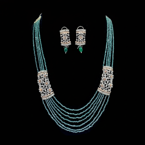 Qualité supérieure Hollywood Inspiré Meenakari Collier Motif Unique Indien Bijoux De Mariée Pierre Perlée Lumineux Accrocheur - Product Image 1