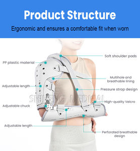 Unisex hafif katlanabilir alüminyum alaşım ortez tıbbi kol <span class=keywords><strong>Brace</strong></span> teleskopik sol/sağ dirsek desteği için ayarlanabilir - Product Image 4
