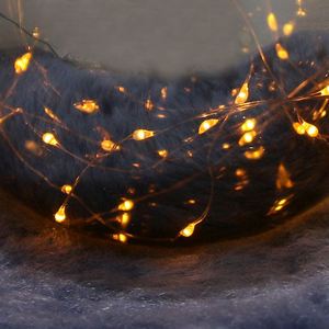 2024 Hot Sale Battery Powered Eco-friendly Glass <b>Ball</b> Copper Wire <b>LED</b> Christmas Lights for Room Decoration or Christmas Gifts - Product Image 3