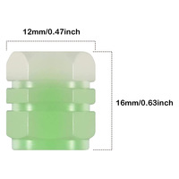 Bouchons de valve universels lumineux pour pneus de voiture, capuchons anti-poussière pour tiges de roue