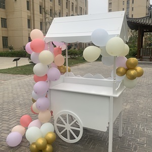 Chariots à Bonbons Pliables Personnalisables Avec Roues pour Mariage, Enfants, Décoration de Noël, <span class=keywords><strong>Bar</strong></span> à Desserts et Bonbons - Product Image 3