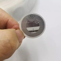 Produsen harga pabrik rendah Label Rfid kecil bentuk bulat Label pintar Rfid UHF logo kustom