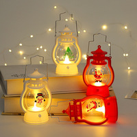 Luz Nocturna LED Portátil de Plástico con Diseño de Muñeco de Nieve, Funciona con Pilas, Decoración Navideña y Regalo para Eventos y Decoración del Hogar