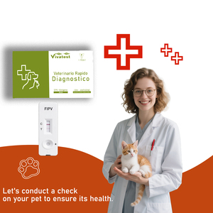 Spécial pour les organisations de sauvetage des animaux Kit vétérinaire maladie du chat soins pour animaux de compagnie félin FIPV chat <span class=keywords><strong>Fip</strong></span> Kit de test rapide pour animal - Product Image 1