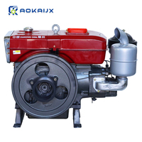 Mesin Diesel 4-tak Starter Elektrik Terlaris 1110 Silinder Tunggal Berpendingin Air dengan Pompa & Bantalan Produktivitas Tinggi