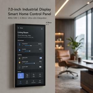 Módulo TFT HD Industrial de 7 Pulgadas 800x1280, Pantalla Vertical de 1000nits de Alto Brillo, Pantalla MIPI de 40 Pines, Panel para Hogar Inteligente Dwin - Product Image 3