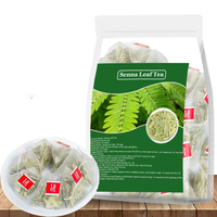 Thé Détoxifiant Purifiant aux Feuilles de Séné Séchées Traditionnelles en Gros pour la Purification du Côlon et l'Amincissement – Sachet de Thé Triangulaire aux Feuilles de Séné
