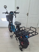 Vélo électrique à assistance électrique avec moteur avant de 16 pouces, antidérapant, léger, pour adultes, batterie au lithium, vitesse 55 km/h