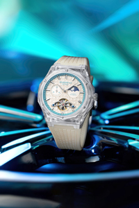 <span class=keywords><strong>Orologio</strong></span> Meccanico di Lusso da Uomo con Cinturino in Silicone Automatico, Quadrante Analogico in Cristallo di Zaffiro Nero, 43mm, <span class=keywords><strong>Orologio</strong></span> Sportivo ad Alte Prestazioni - Product Image 6