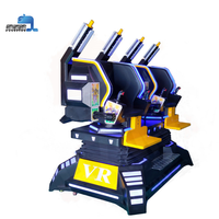 Simulateur de mecha interactif 9D, machine de cinéma VR, 2 joueurs, réalité virtuelle intérieure, joystick de tir, métal durable, plastique, DP E3S