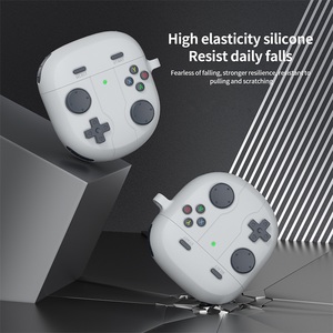Étui pour écouteurs <span class=keywords><strong>Bose</strong></span> QuietComfort II en silicone souple avec crochet, motif de console de jeu créative, dessin animé 3D - Product Image 3