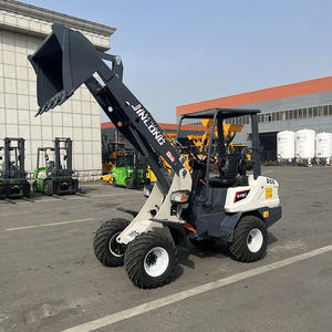 JLE906 캐빈이있는 전기 미니 로더 2 톤 소형 바퀴 Alt 로더 프론트 백호 로더 엔진 기어 박스 핵심 구성 요소로 - Product Image 6